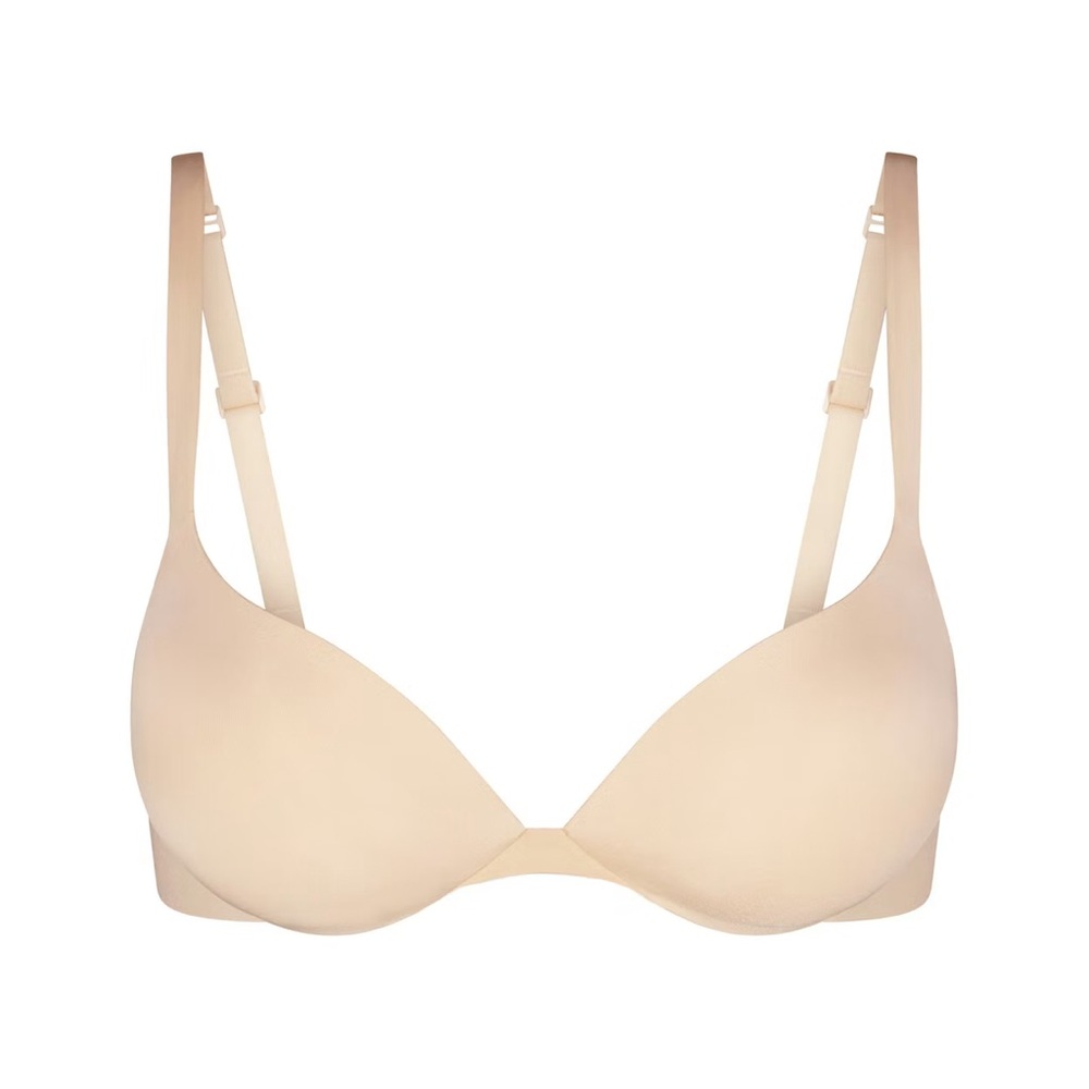 SKIMS 32D Teardrop Ultimate Push Up Bra Sand